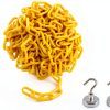 Yellow Plastic Safety Barrier Chain 2PCS 13ft Dock Kit by Reliabe1st-3