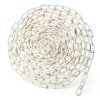 White Plastic Chain 50ft High Visibility SEVSTATWK Chain Barrier-0