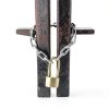 Security Chain OKG 2ft 1/4" Thick Outdoor Gate Chain Silver Anti-Cut-4