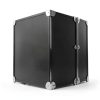 Safety Barricade 4 Panels 7.8FT Black Foldable Security Gate by ACTREY-5