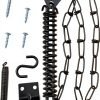 Black Zinc Storm Door Chain Lock 1 Piece by GWYAN-0
