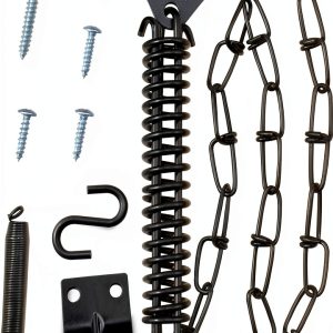 Black Zinc Storm Door Chain Lock 1 Piece by GWYAN-0