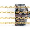 Plastic Chain 200Ft Yellow Safety Barrier with S-Hooks by DrawPies-3