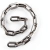 Security Chain OKG 2ft 1/4" Thick Outdoor Gate Chain Silver Anti-Cut-1