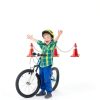 Plastic Traffic Chain 64ft with 12 Red White Cone Connectors Xuhal-3
