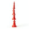 Plastic Traffic Chain 64ft with 12 Red White Cone Connectors Xuhal-5