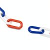 FlexiLink Plastic Chain by Insel – 2" UV Link, 10‑Ft Red White Blue-2