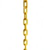 Reliabe1st Yellow Plastic Safety Barrier Chain (13 Feet) with 2 Magnetic Hooks | Loading Dock Kit | Caution Security Chain Safety Chain for Crowd Control, Construction Site | Safety Barrier-4
