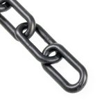Plastic Chain Barrier Black 2-Inch Link 10ft Mr. Chain Safety Barrier-0