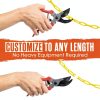 Plastic Chain Safety Barrier by Houseables 124ft Yellow 2in UV Weight-3