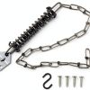 Black Zinc Storm Door Chain Lock 1 Piece by GWYAN-1
