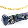 Yellow Plastic Chain 25ft, 1.42" Link, High Visibility Plastic Chain Barrier for Crowd Control, Parking Lot, Driveway, Construction, Fence, Indoor & Outdoor-3